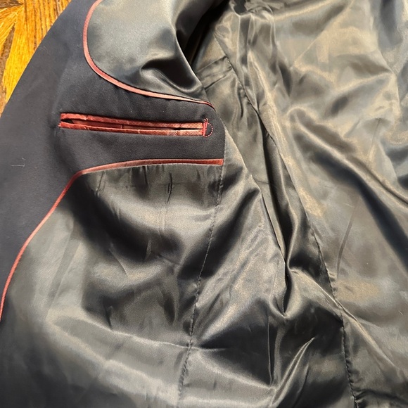 Blue Blazer Classic Fit Structured Design - Picture 3 of 4